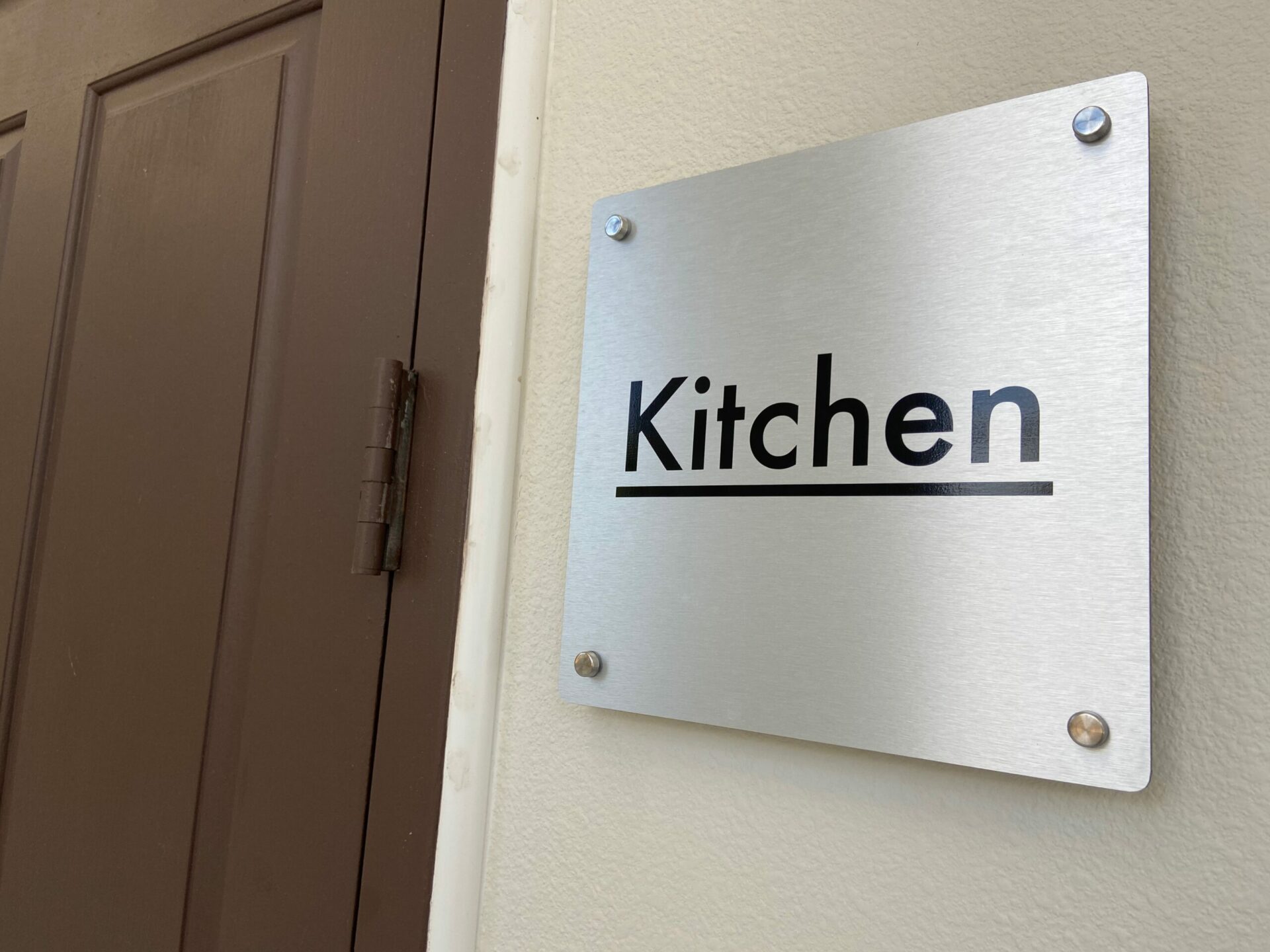 Custom Metal Interior Signs project 2